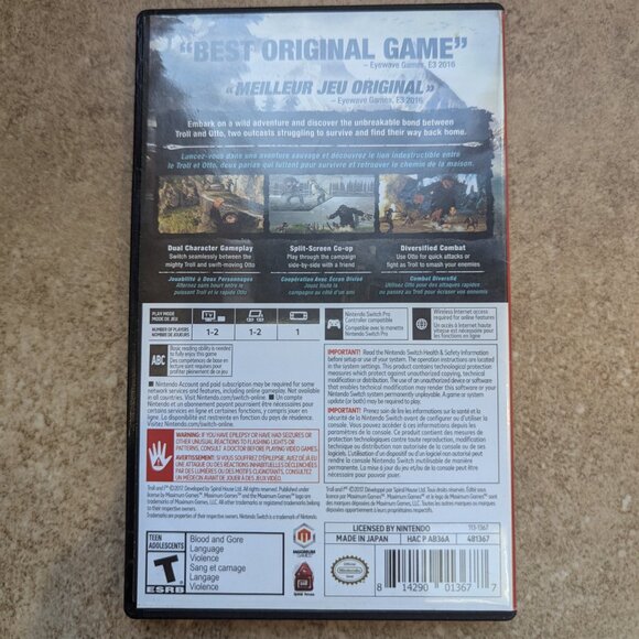 Troll and I - Nintendo Switch - Physical Game Cartridge - Maximum Games - Teen - Picture 9 of 10